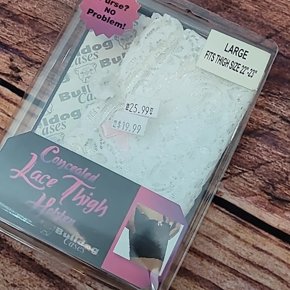 Bulldog Cases Concealed Lace Thigh Holster - Picture 8 of 8